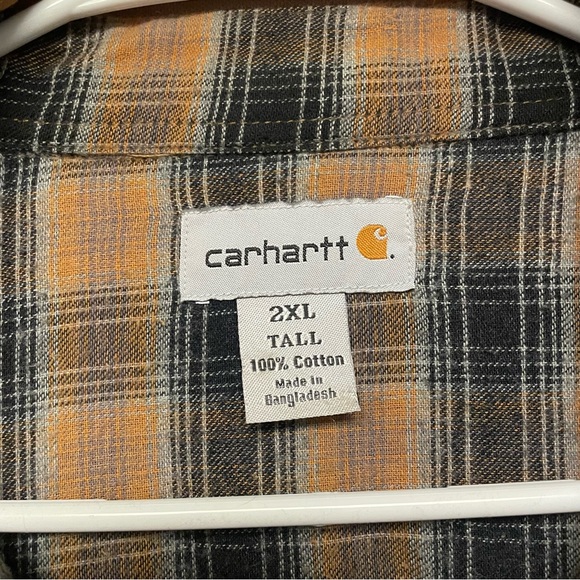 Carhartt Mens Overcoat / Work Coat Size 2XL Tall - Picture 3 of 7